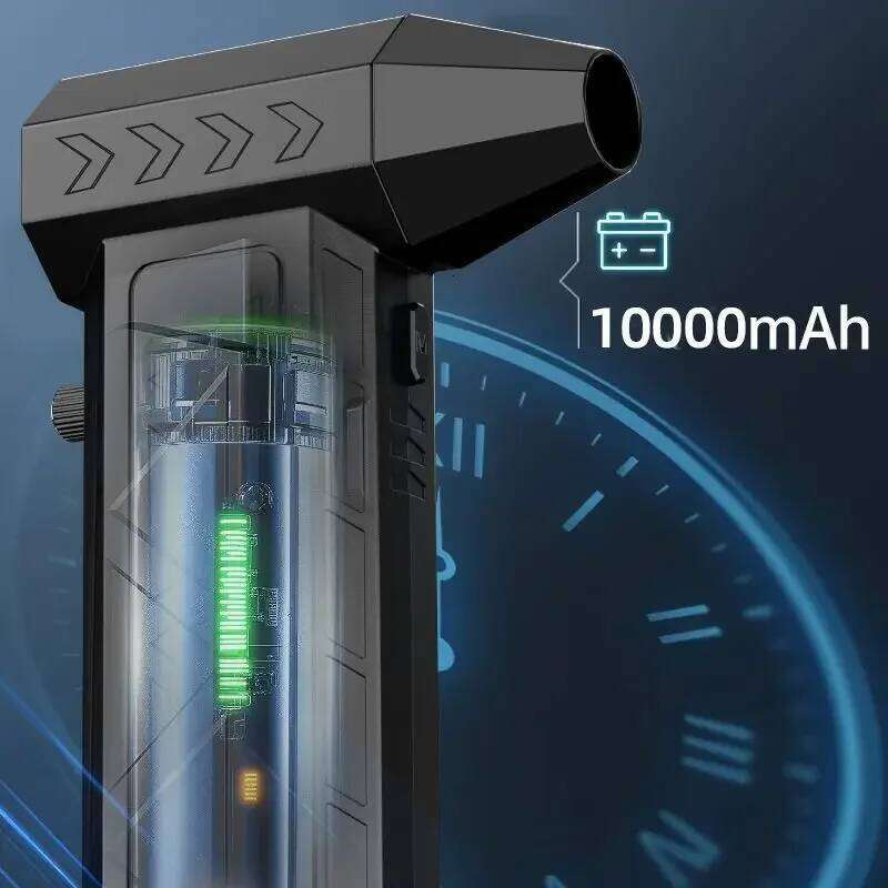 2025 New Violent Turbofan 390000Rpm Powerful Air Portable Wireless Dust Cleaner Typec Charging Brushless Jet Blower Home