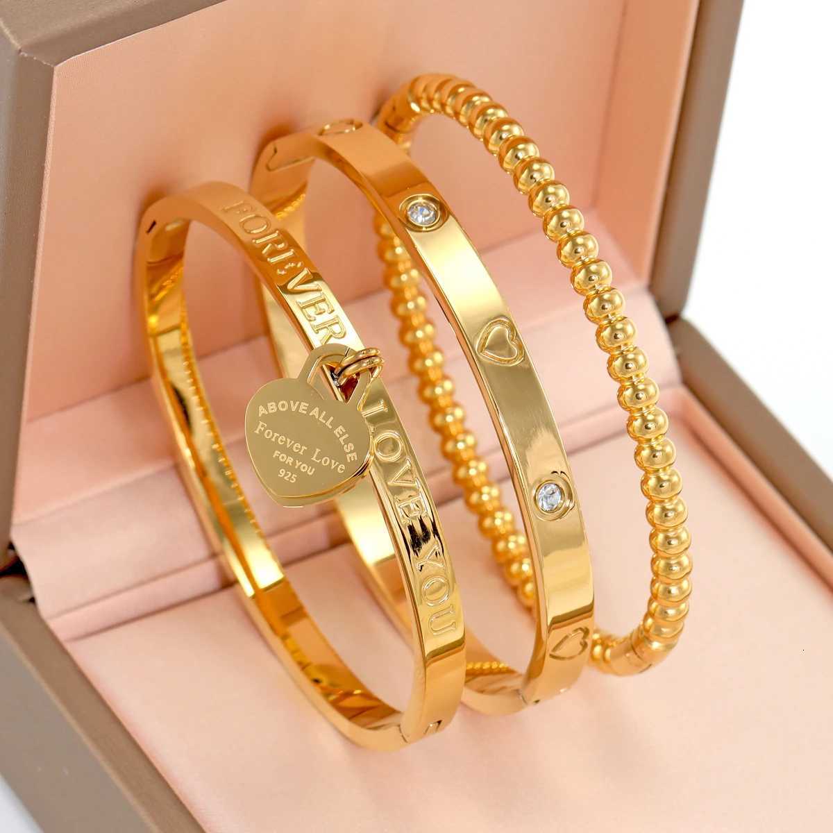 StainlESS Steel Stackable Jewelry Sets for Mens Daily Wear Gift for Girlfriends BirtHDay Gifts X250718