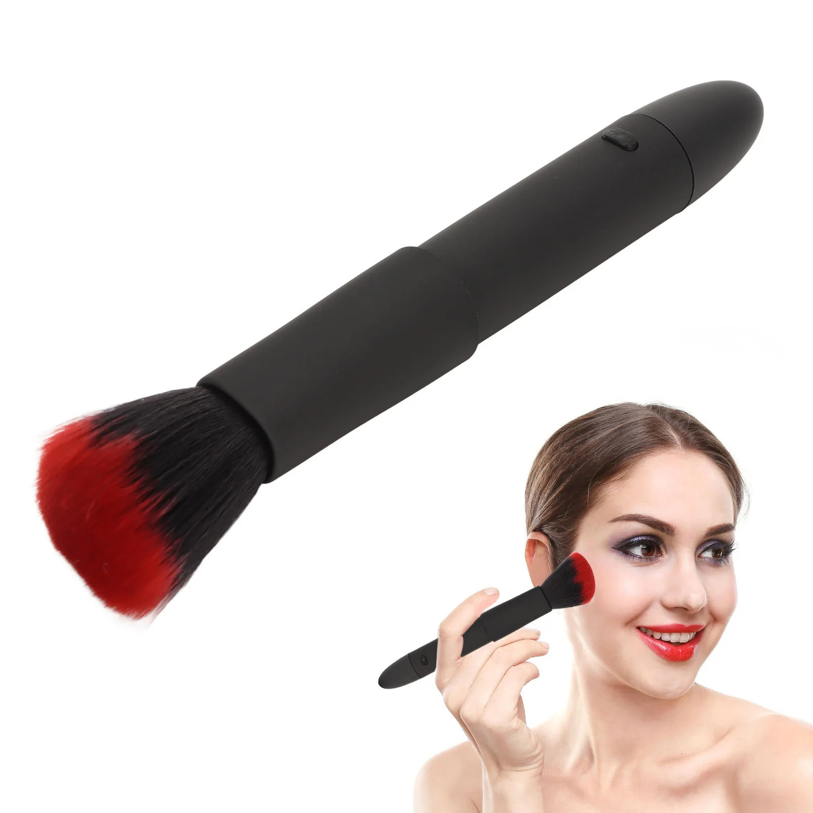 Electric Makeup Brush 10 Gears Rechargeable Adjustable Multifunctional Waterproof Blush Brush 250716