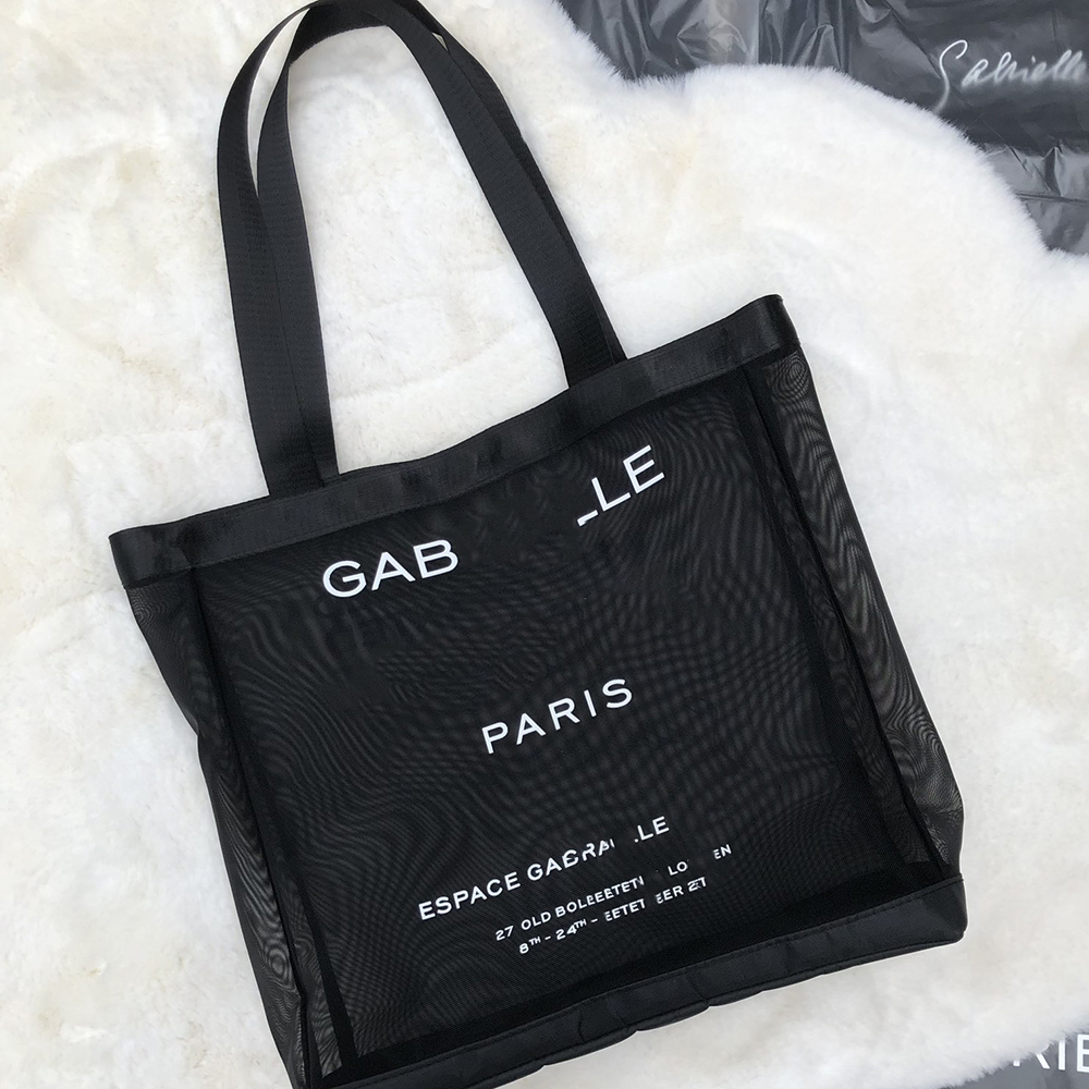 Designer Storage VIP Gift High Quality Makeup Mesh Bag Lipstick Clutch Holder for Shopping Beach Travelling Toiletry Fashion