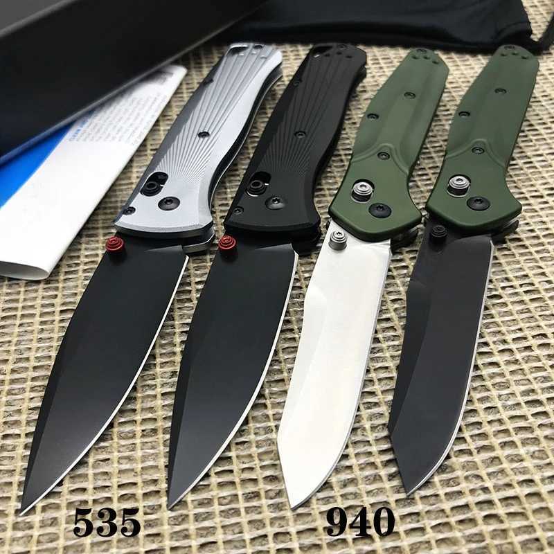 BM 940-1 535 Osborne Folding Knife S35v Stone Washing Ordinary Blade Nylon Wave Fiber Handle EDC Assisted Open Tactical Knives S250802
