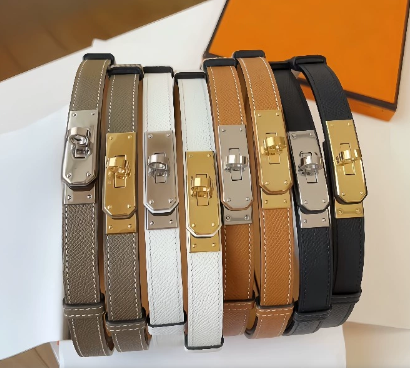 Designer Thin Leather Belts for Women Designer Men Fashion Smooth Buckle Thin Waist Belts Soft Small Buckle Ladies Belt Width Fashionable Brown Black 2.5CM