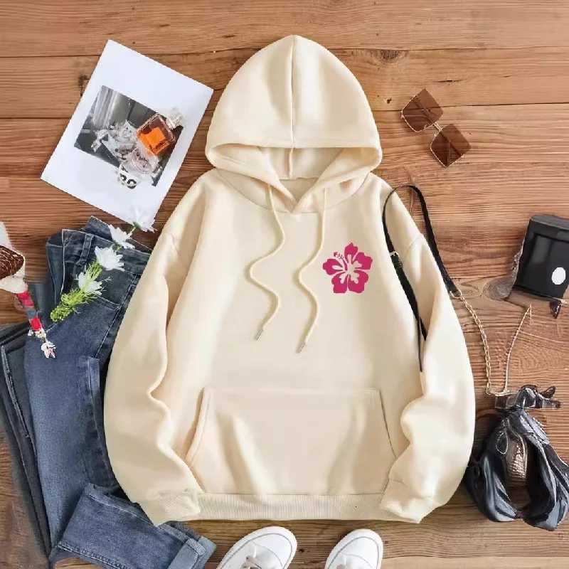 Autumn and Winter New Y2k Fashion Womens Shoulder Down Sve Fce Long Sve Hoodie Sport Size 5XL XJ250717