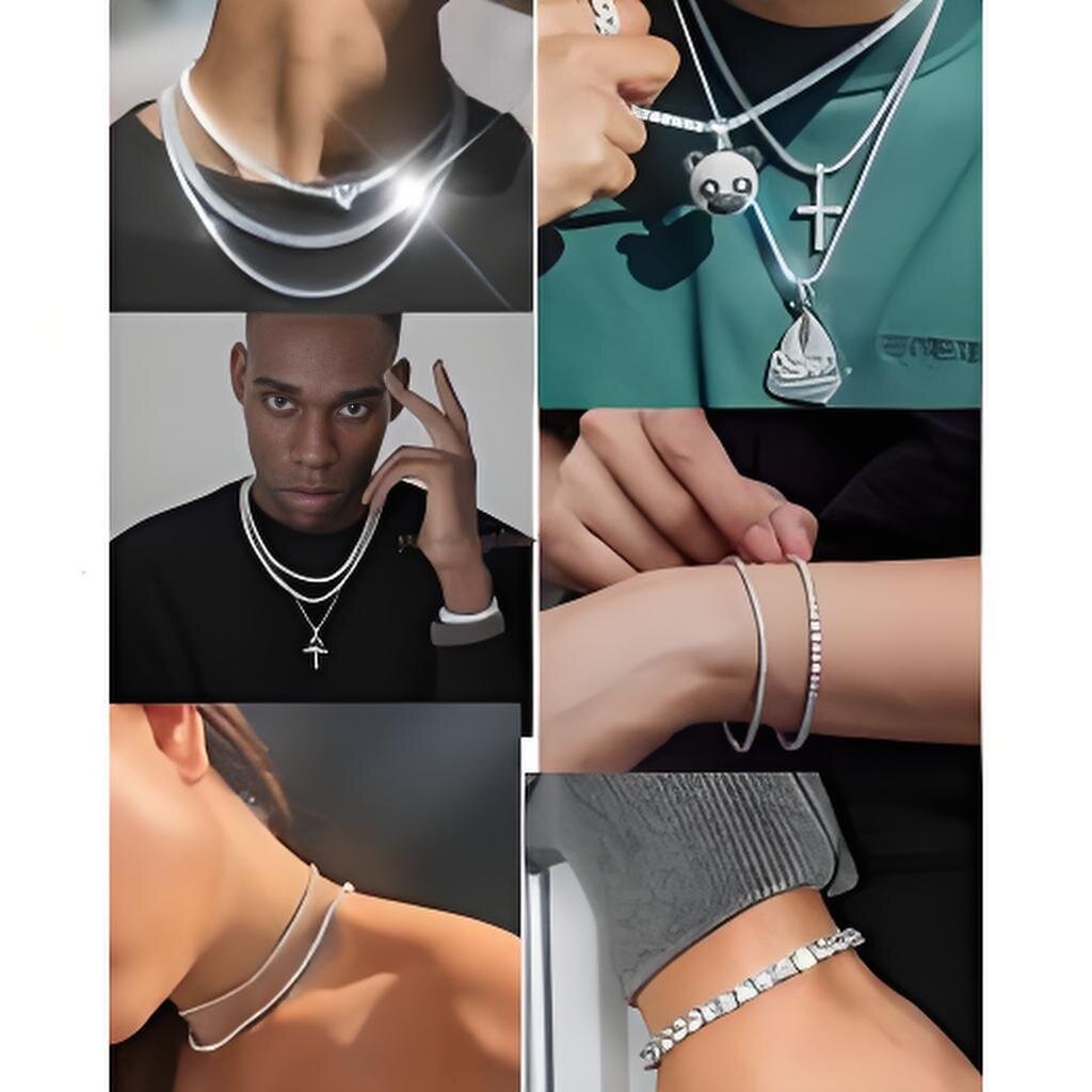 Pass Dia Test 3mm--4mm Mossanite Sterg Sier Hip Hop Necklace VVS Moissanite Tennis Chain Bracelets Free shipping