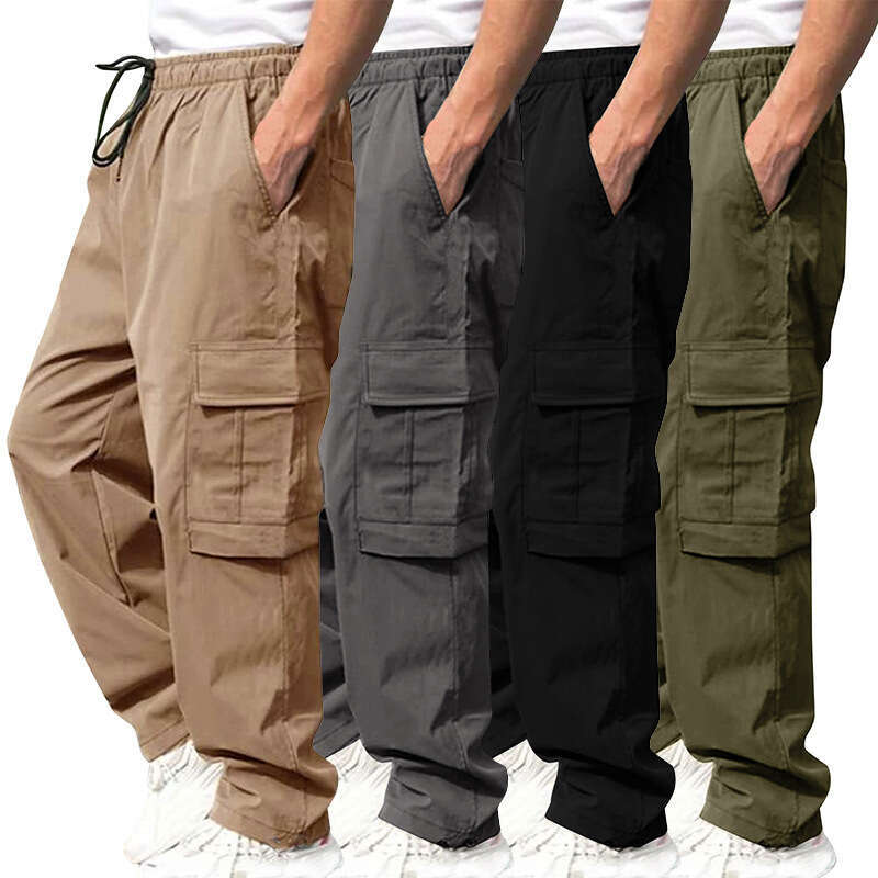 Loose Casual Long Men's Cargo Multi-Pocket Pants B5