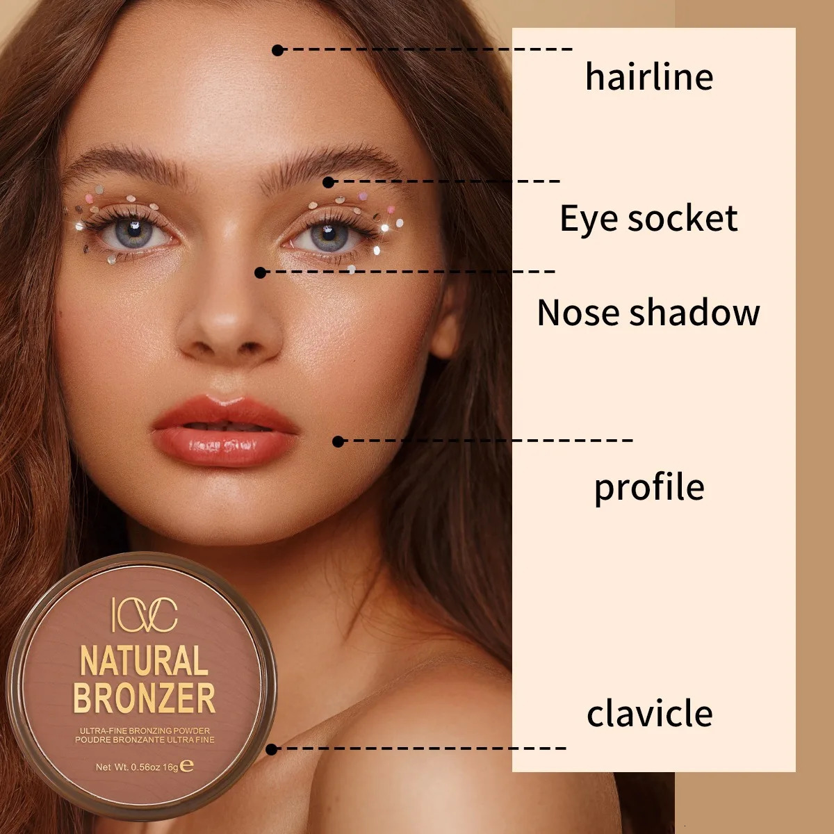 4 Colors Bronzer Powder Matte Tan Brown Contour Shadow Sculpt Face Clavicle Waistline Leg Oil Control Natural Fine Powder Makeup 250717