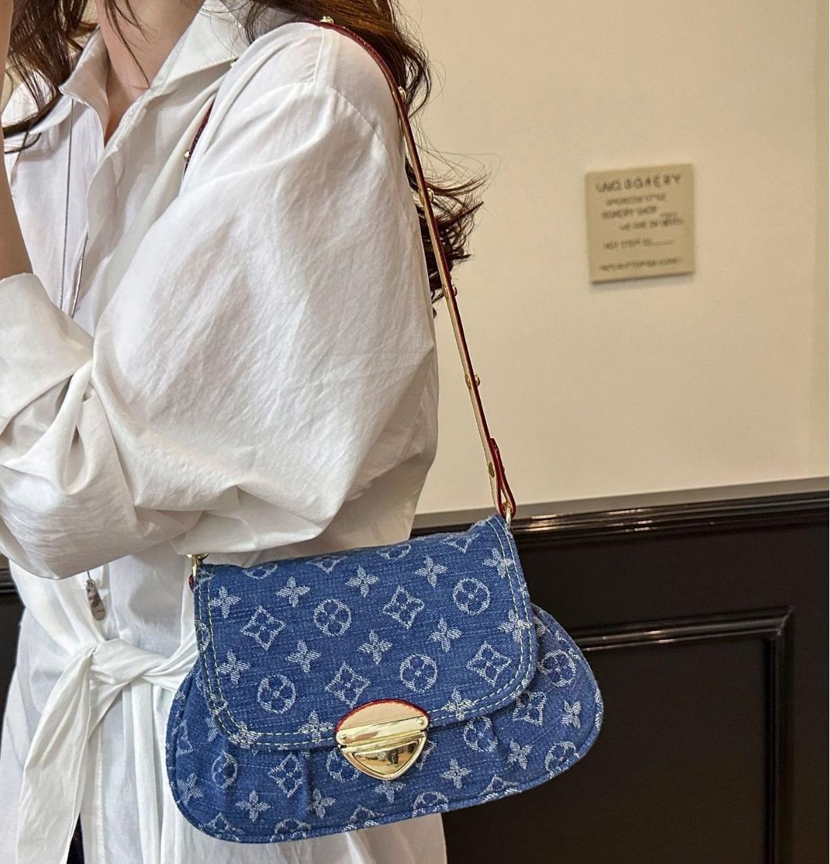 2025 Denim bag Designer Bag Shoulder Bag Luxury Bag High Quality Women's handbag Purse Blue Denim Crossbody bag Black Classic Underarm Bag Hobo b