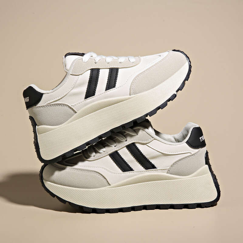 2025 Spring New Korean Style Free shipping Ins Women's Student Thick-Soled Dad Height Increasing Sports Casual Shoes BN002