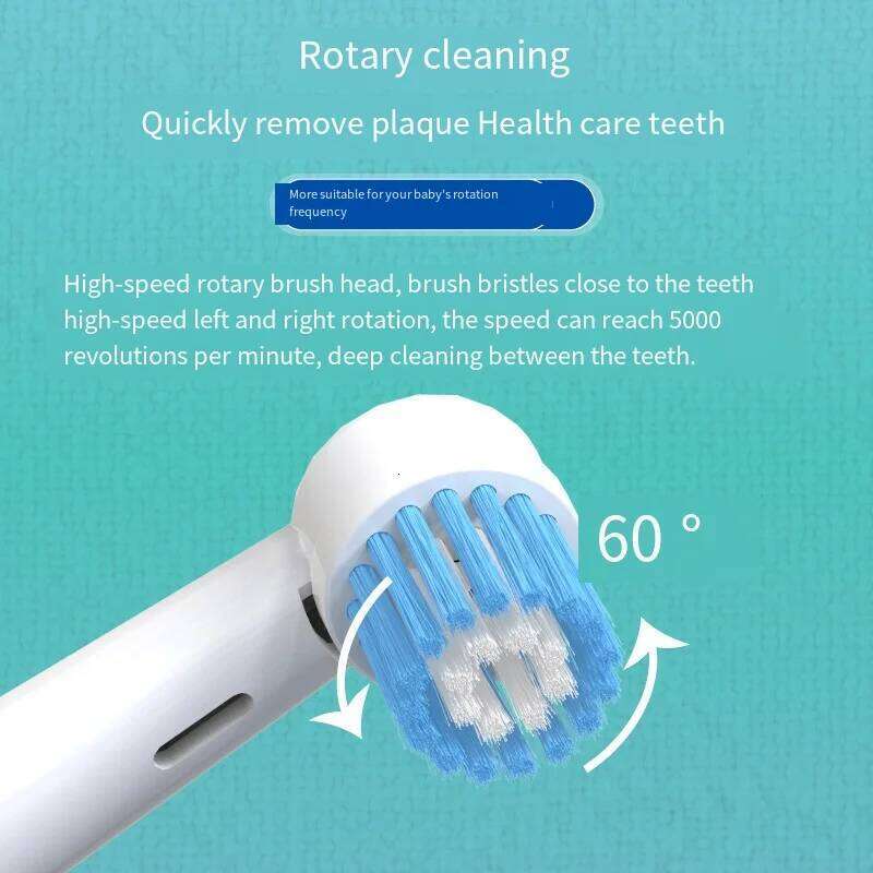 Children's Electric toothbrush kids baby spotted dog features dust cover cartoon type children round head battery X250718