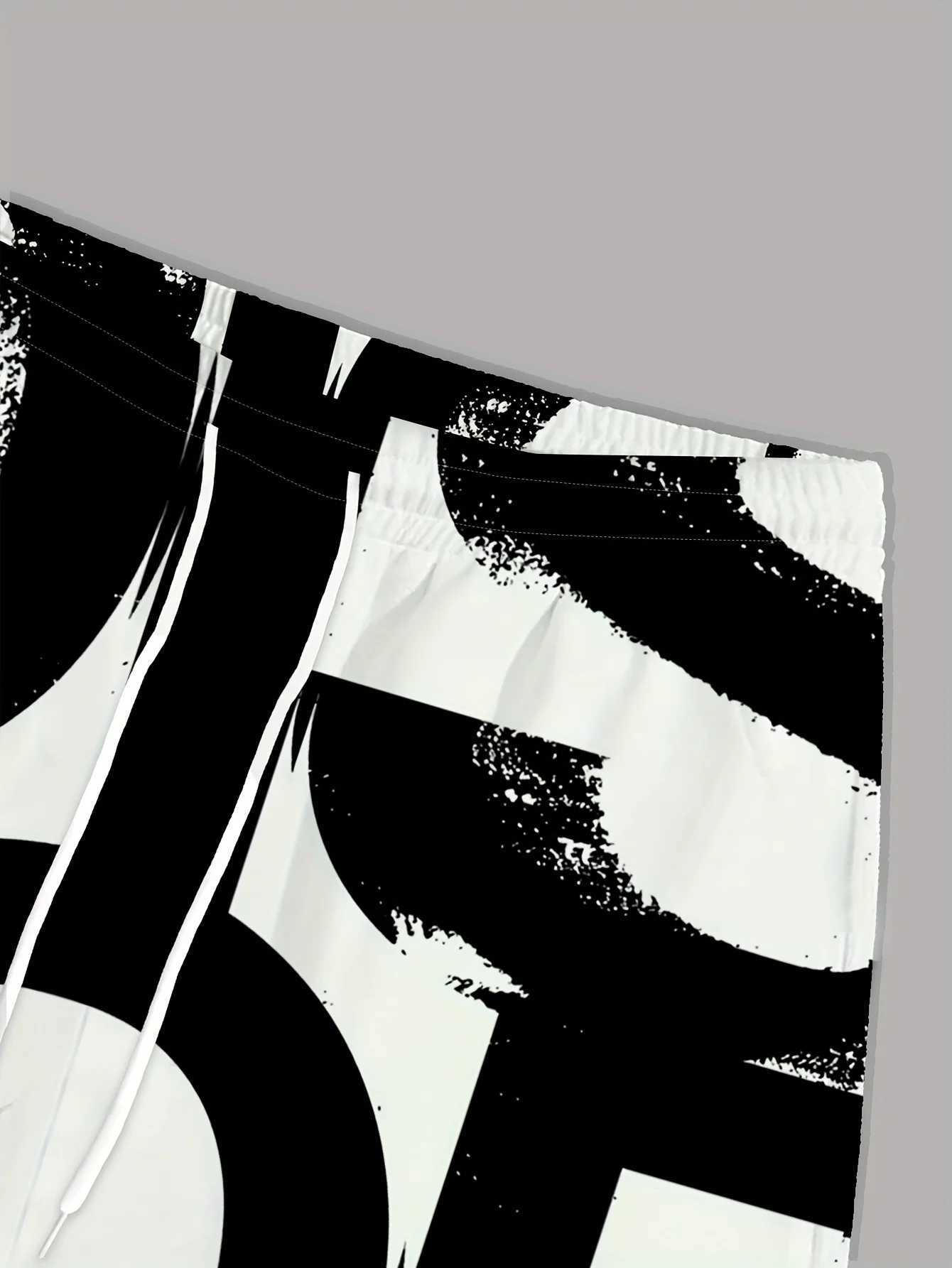 2025 Summer new Mens shorts personalized printed quick-drying breathable beach shorts W250718