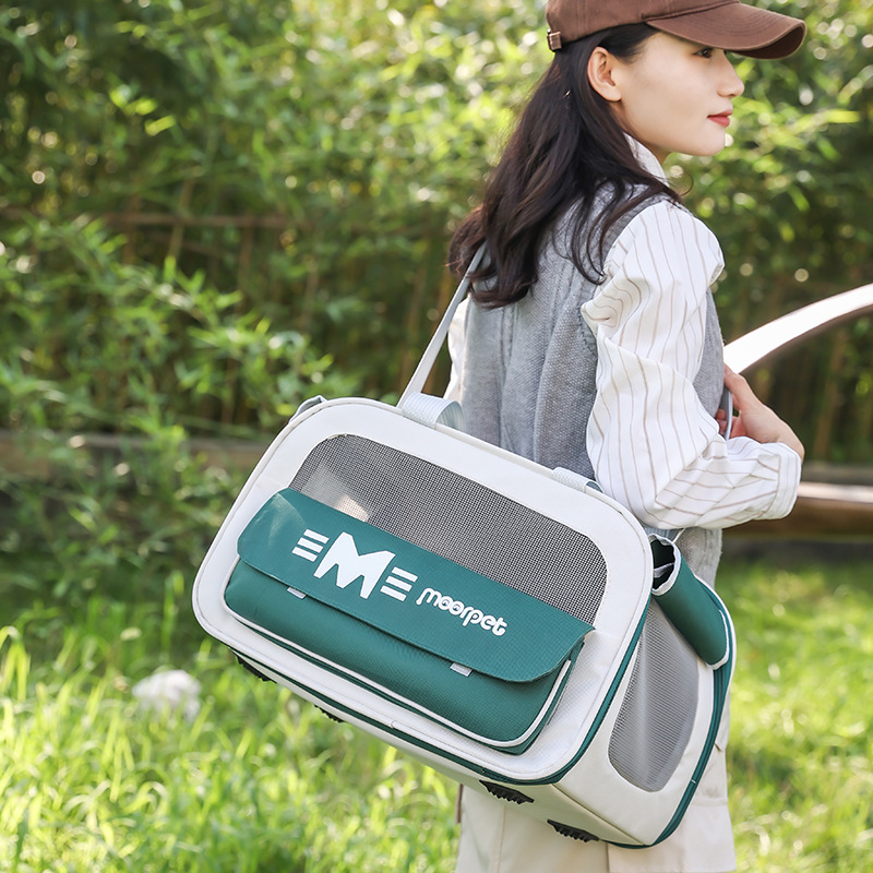 Beni Pet All Season Breathable Pet Carrier Compact Folding Back Pack For Cats On-The-GO