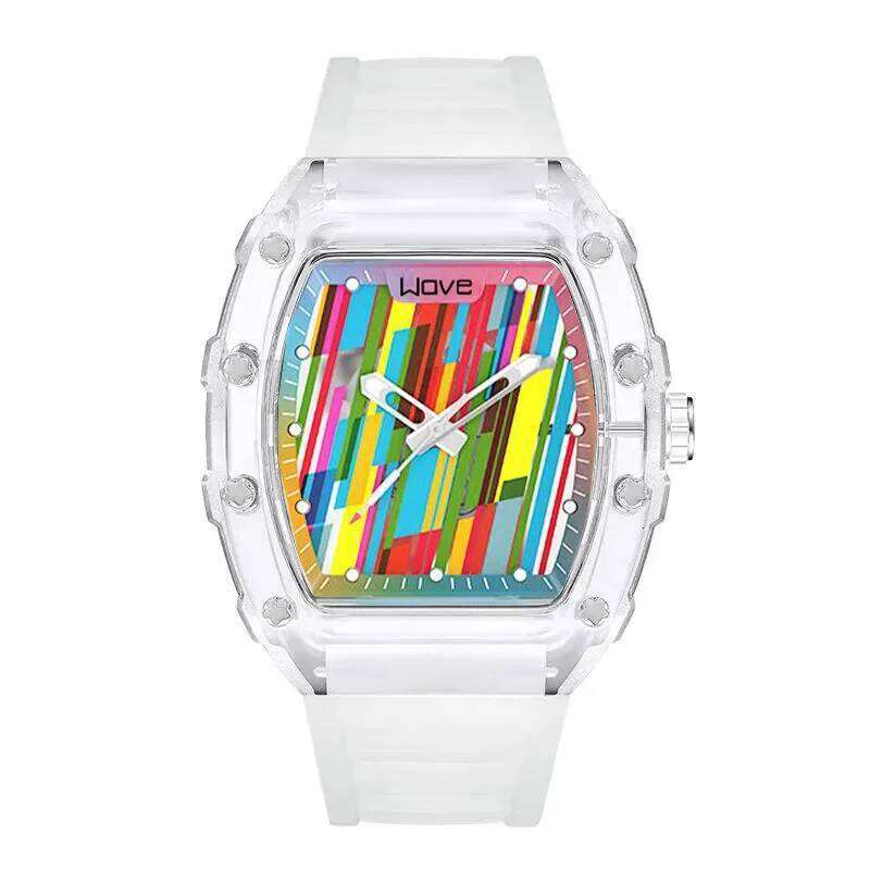 UTHAI CQ298 Leisure sports quartz barrel shaped calendar night light waterproof men's watch colorful clock gift free shipping