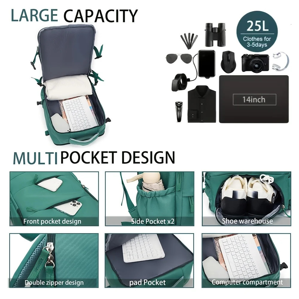 Couples Leisure Lightweight Backpack Travel Female Student Schoolbag Large Capacity Luggage 250703