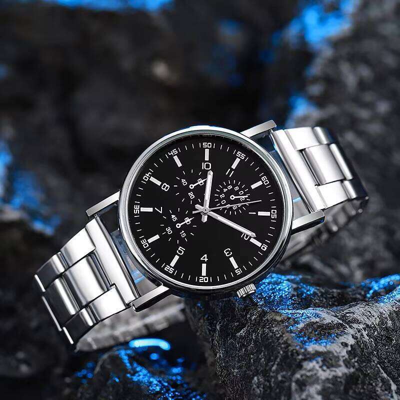 Men's Quartz Watch - 38mm Stainless Steel Casual Watch with Waterproof Dress Watch | Digital/Analog Display(6 Styles)