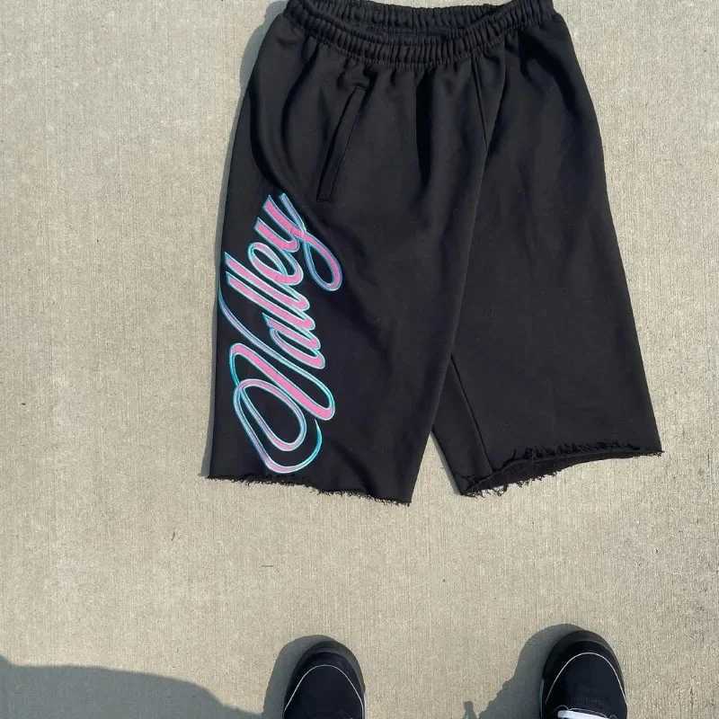 Hip-hop Harajuku High Street Trend Brand Oversized Sports Shorts Men Y2K 2025 New Summer Casual Retro Rock Loose Wide Legs Women W250718