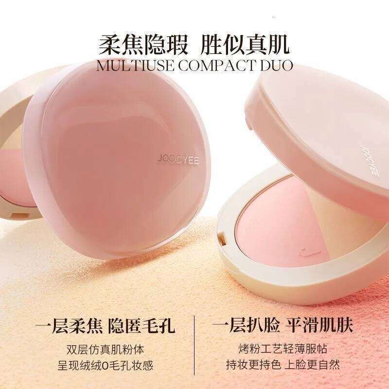 Joocyee lti Function Palette Face Brightening Matte Pressed Powder Blusher Makeup Korean Cosmetics Base Blush X250717