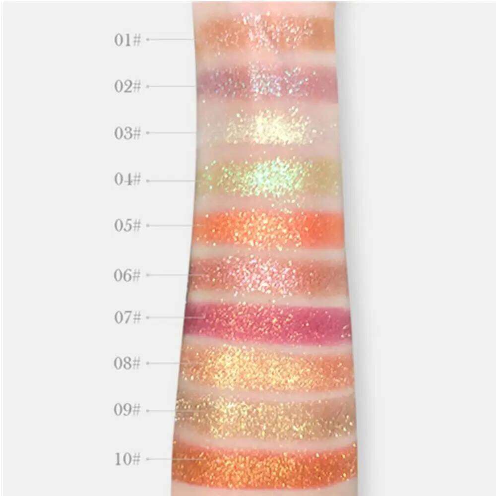NOVO Pigment Shadows Glitter Eyeshadow Lasting Single Fingertip eye shadow New Trend Color Shimmer Metallic Eye Makeup Cosmetics X250