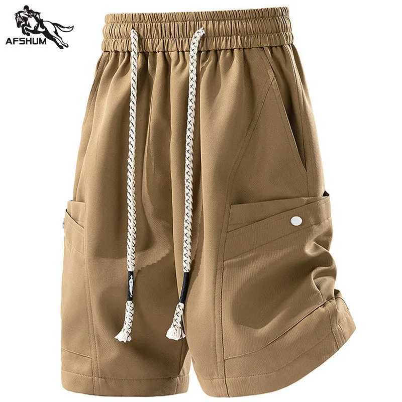 50Mens shorts in sizes 6XL 7XL 8XL summer new mens shorts solid color casual sports pants five-point fitness sports pants W250718