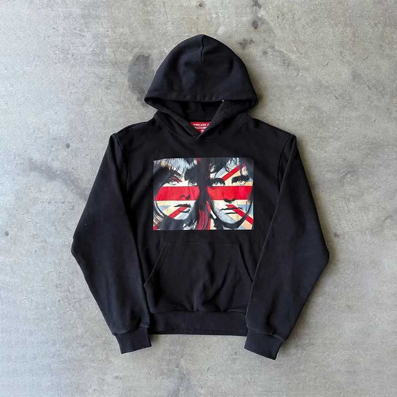 Fashion Vintage Artistic Pattern Printing High Quality Loose Pullover Hoodie Y2K Casual Men Women Versatile Comfort Streetwear X250718