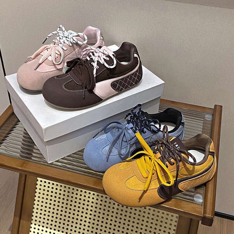 2025 Spring New Dopamine Color Matching De Training Ins Student Sports Casual Free shipping Shoes Grass S01