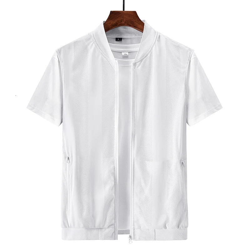 Summer Men Mesh Hollow Waistcoat Breathable Outdoor Sports Coat High-Quality n Leisure Vest Men 250717