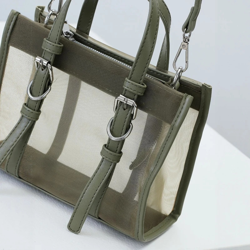 Womens Fashion Yoga Transparent Mesh Bag Luggage Fitness Bag Sports Outdoor Fitness Bag Travel Diagonal Cross Bags 250714