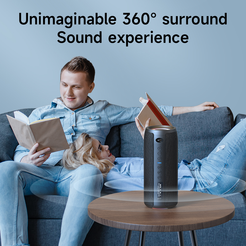 Durable Portability Meets Amplified Sound Experience ZEALOT S51PRO bluetooth speaker Upgraded Bass Performance.