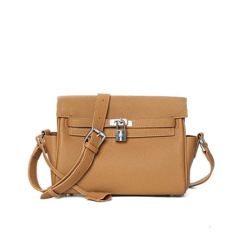 Luxury designer original Togolese leather messenger with large capacity and high quality hand slung portable shoulder bag.