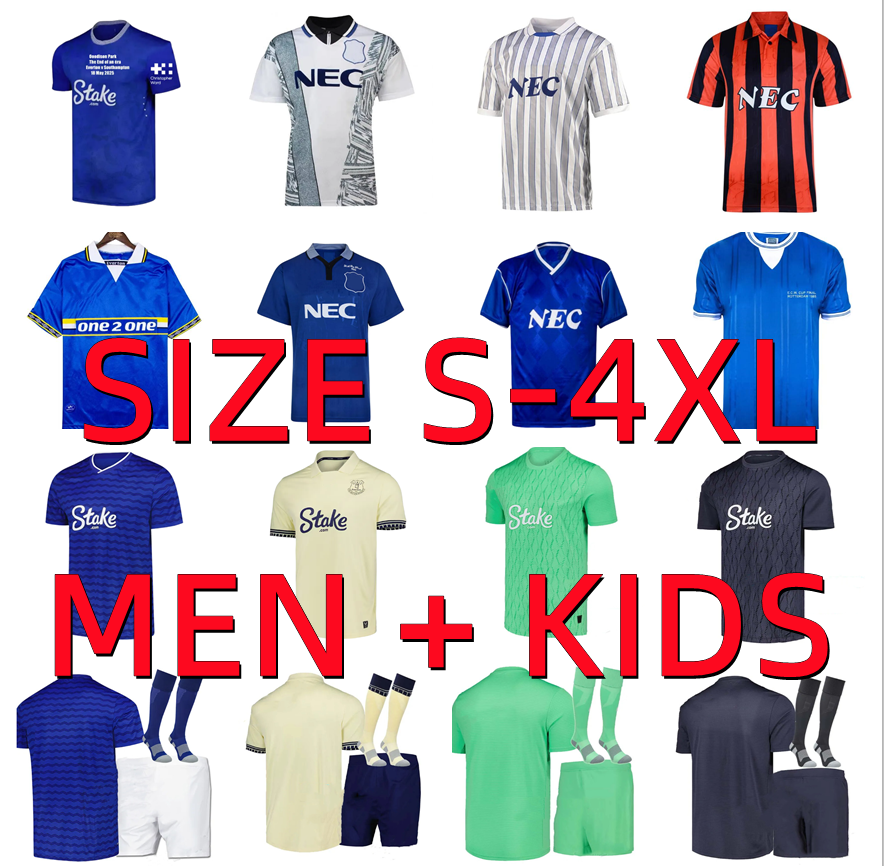 2025 2026 NDIAYE EFC McNEIL Soccer JerseyS 24 25 26 EVERTONES KEANE BETO CALVERT-LEWIN MYKOLENKO PICKFORD IROEGBUNAM TARKOWSKI Football shirts Uniforms Men Kids kit
