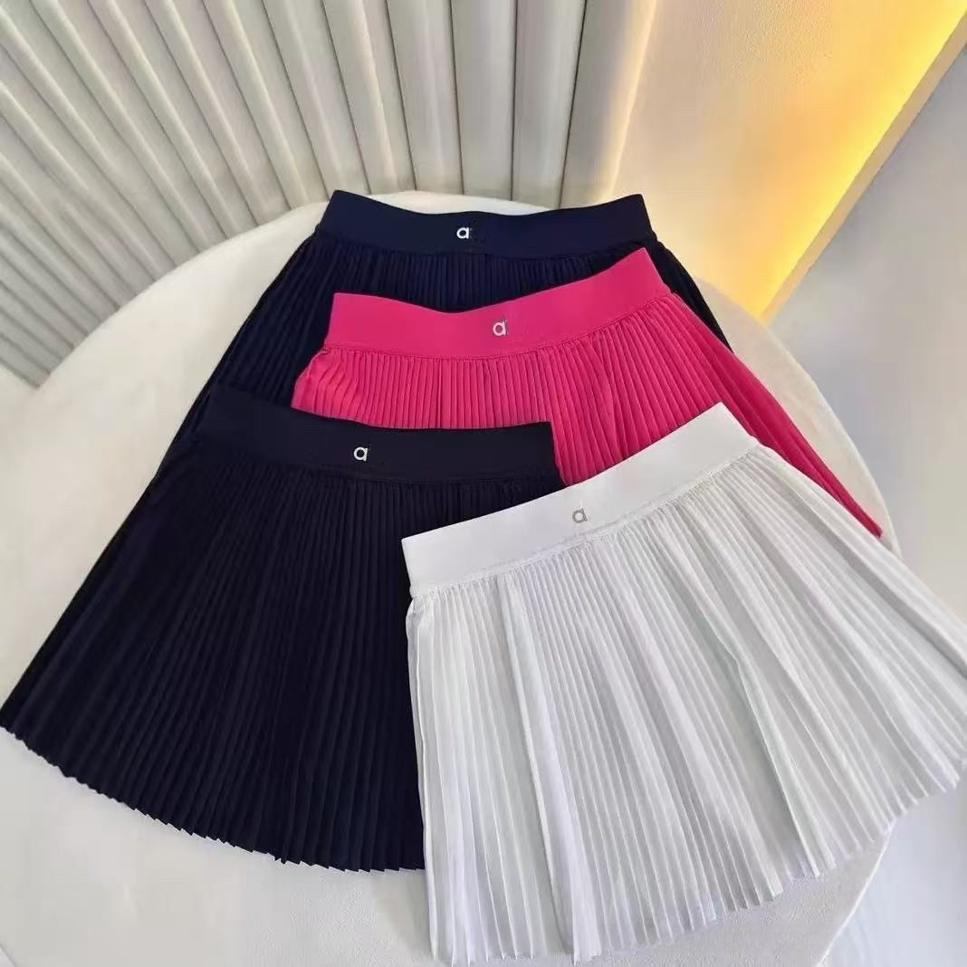 Tennis Dress One-piece ed Yoga Fiess breathable Anti-slip Casual Golf Sports skirt with Short sets 2 piece workout sets sweatshirt tennis dress yoga set women gym set