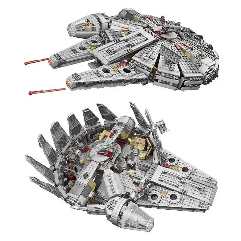 1381Pcs Millennium Ship Force AWakens Set Compatible Falcon Model Building Blocks Toys For CHIldren Gift Kids Z250718