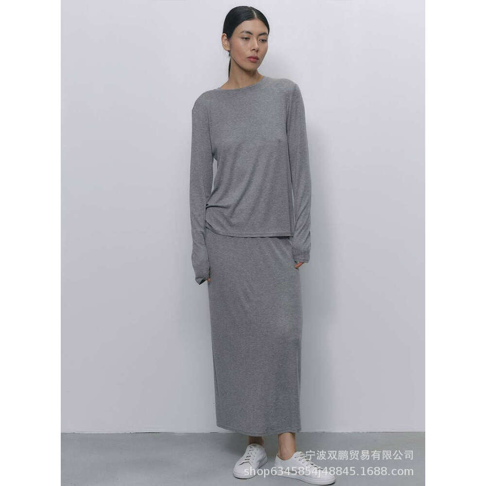 Ins Style Loose Long Cardigan For Women With Camisole And Short Skirt Three-Piece Set B5