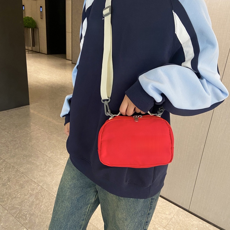 Outdoor bags women crossbody bag canvas waistpacks fashion casual multifunctional wearproof backpack large capacity student commute daypack unisex dai