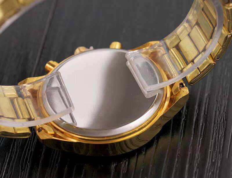 Geneva Style Quartz Watch - 37mm Stainless Steel Women's Diamond Watch | Luxury Gold/Silver/Rose Gold Dress Watch with Crystal Accents