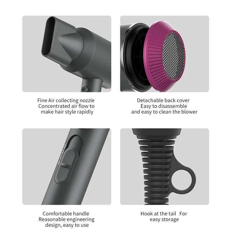 Hot Seller 1600W Professional Electric Negative Ion Hair Dryer for Household Hand Blow Dryers Salon Barber