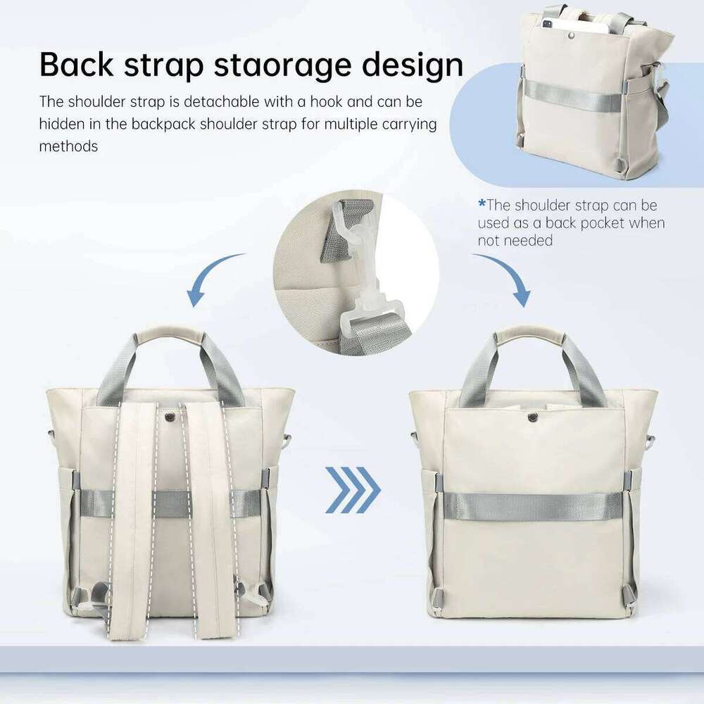 NEW 3 In 1 Backpack Female Should Bag Women Handbag Large Capacity Convertible Multipocket Crossbody For 14 Inch Laptop