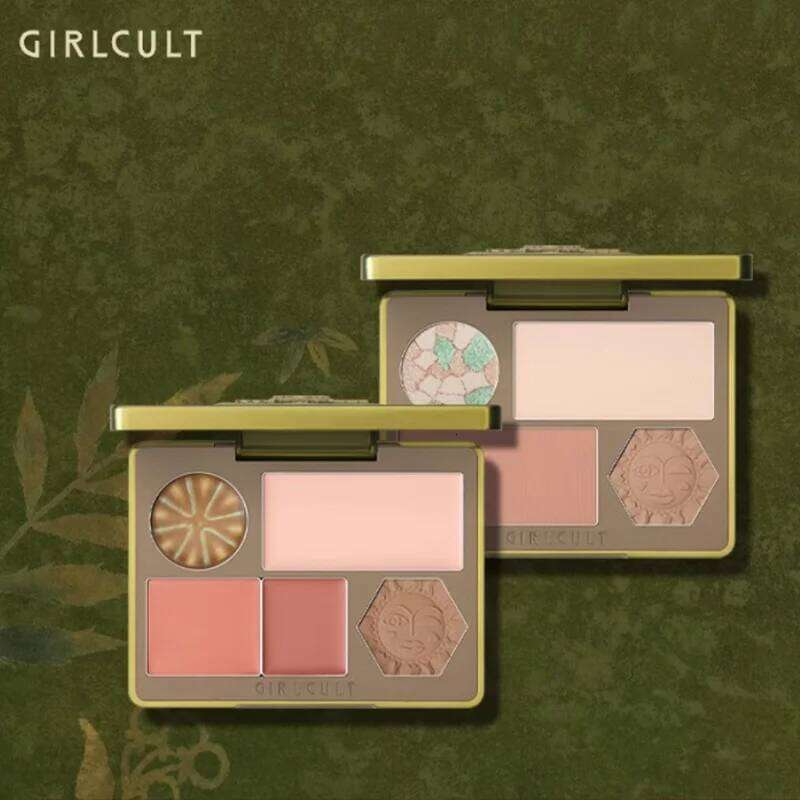 Makeup Girlcult All In One ltifunctional Face Palette Blush Highlighter Contour Bronzer Powder & Cream for Flawless Glow X250718