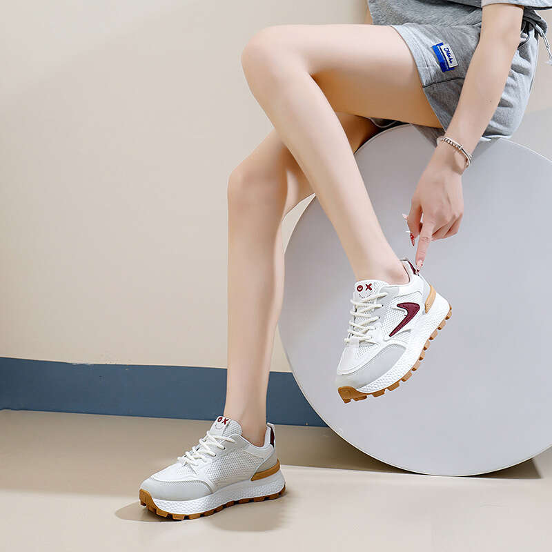 2024 Spring Free shipping New Running Ins Trend Thick Sole Korean Style Student Sports Agan Female Casual Shoes 6116
