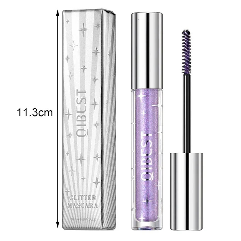 Diamond Glitter Mascara Sliver Gold Purple Galaxy Sequins Eyelashes Quick Dry Lasting Waterproof Curling Thick Shiny Eyelash 250717
