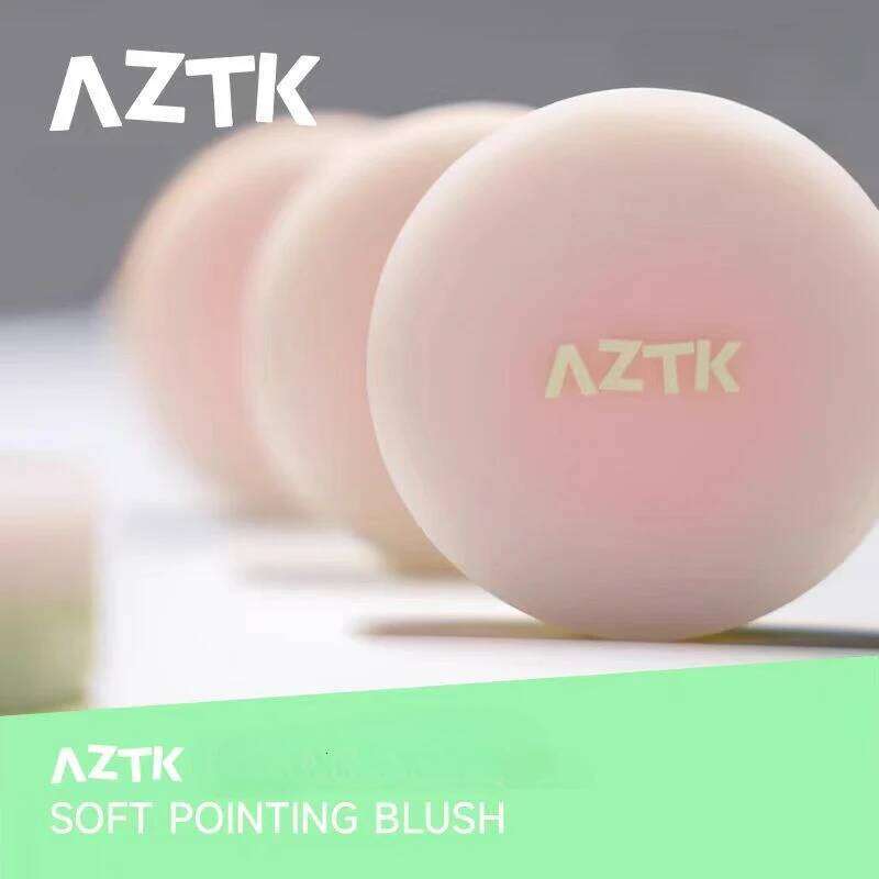 AZTK Air Cushion Powder Blusher Paste Brightens Expansion Color Matt Atmosphere Feeling Portable Longlasting Natural Face Makeup X250