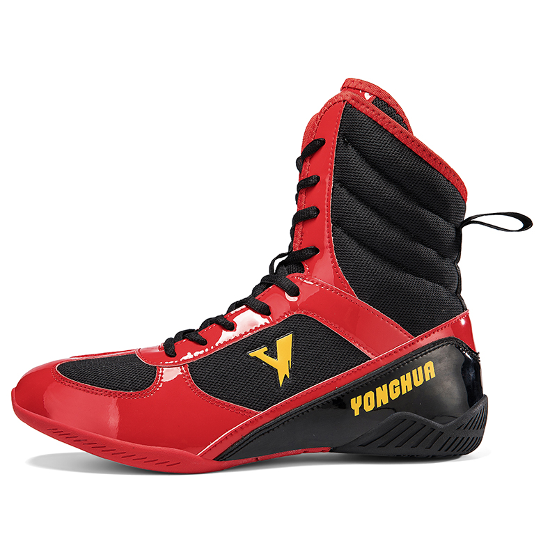 Boxing shoes wrestling high top training fitness Sanda non-slip breathable