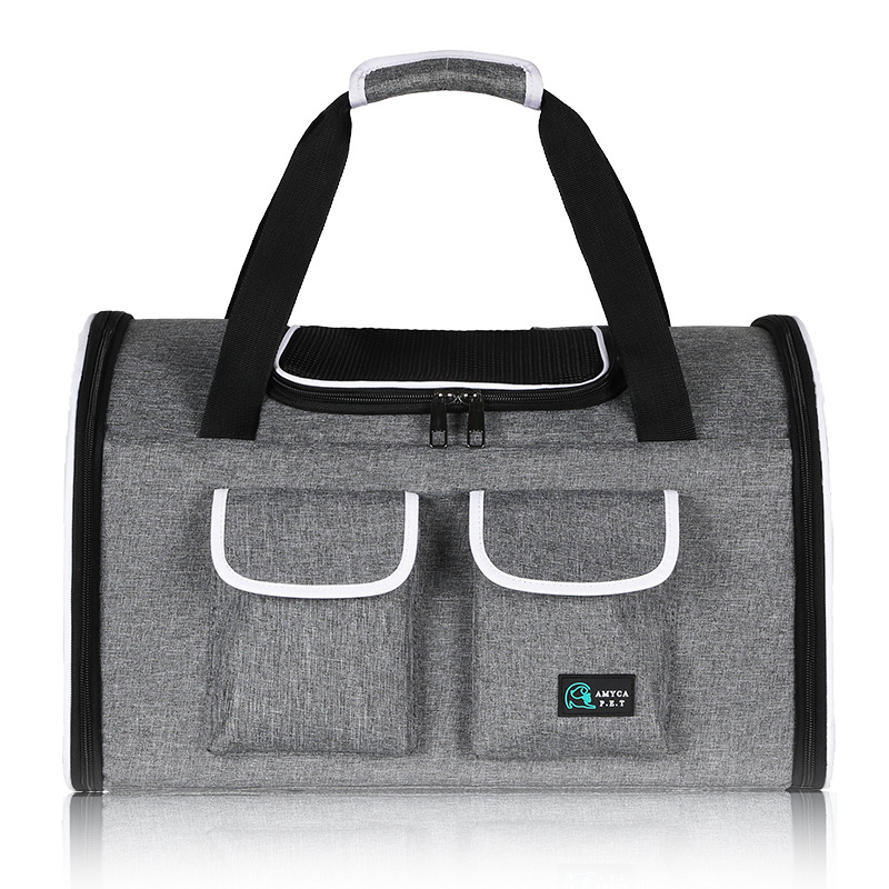 Beni Pet Breathable Double Shoulder Pet Carrier Bag with Side Opening - Large Capacity Cat & Dog Travel Backpack