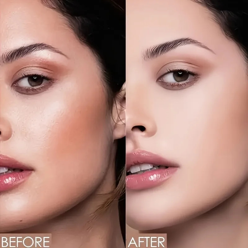 Milk Tea Waterproof Compact Powder - Full Coverage Contour and Concealer Matte Finish Double-Layer Portable Setting Powder 250716