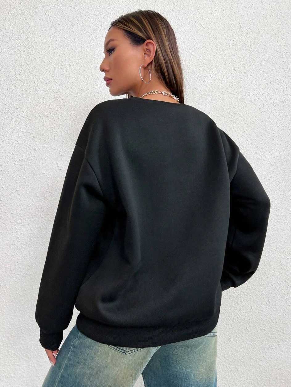 California Yourself Letter Printed Women Sweatshirt Harajuku Casual Hoodie Fashion Loose Hoodie Warm Vintage Fce Fe Tops XJ250717