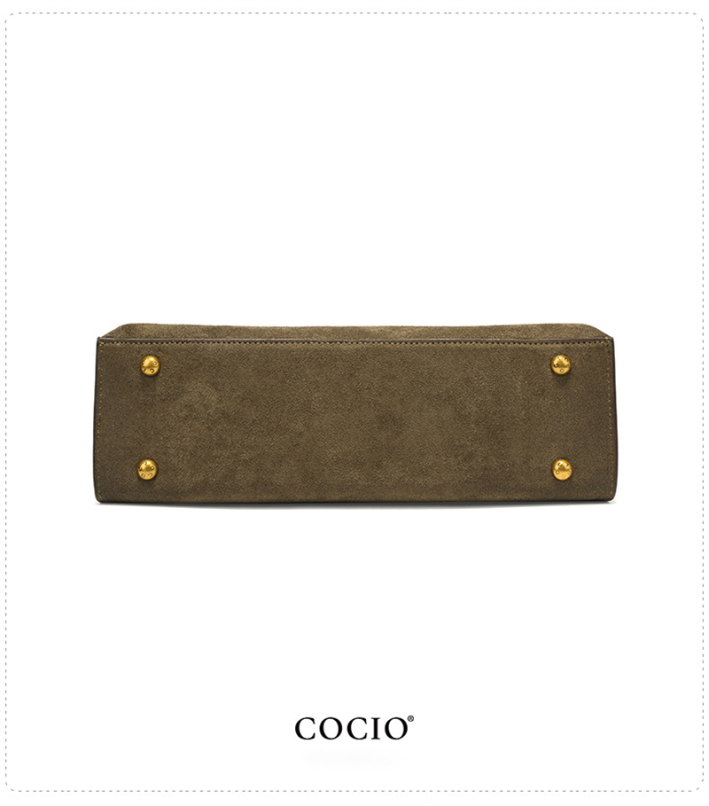 COCIO new designer matte leather high-quality lock buckle fashionable versatile hot shoulder crossbody bag free shipping