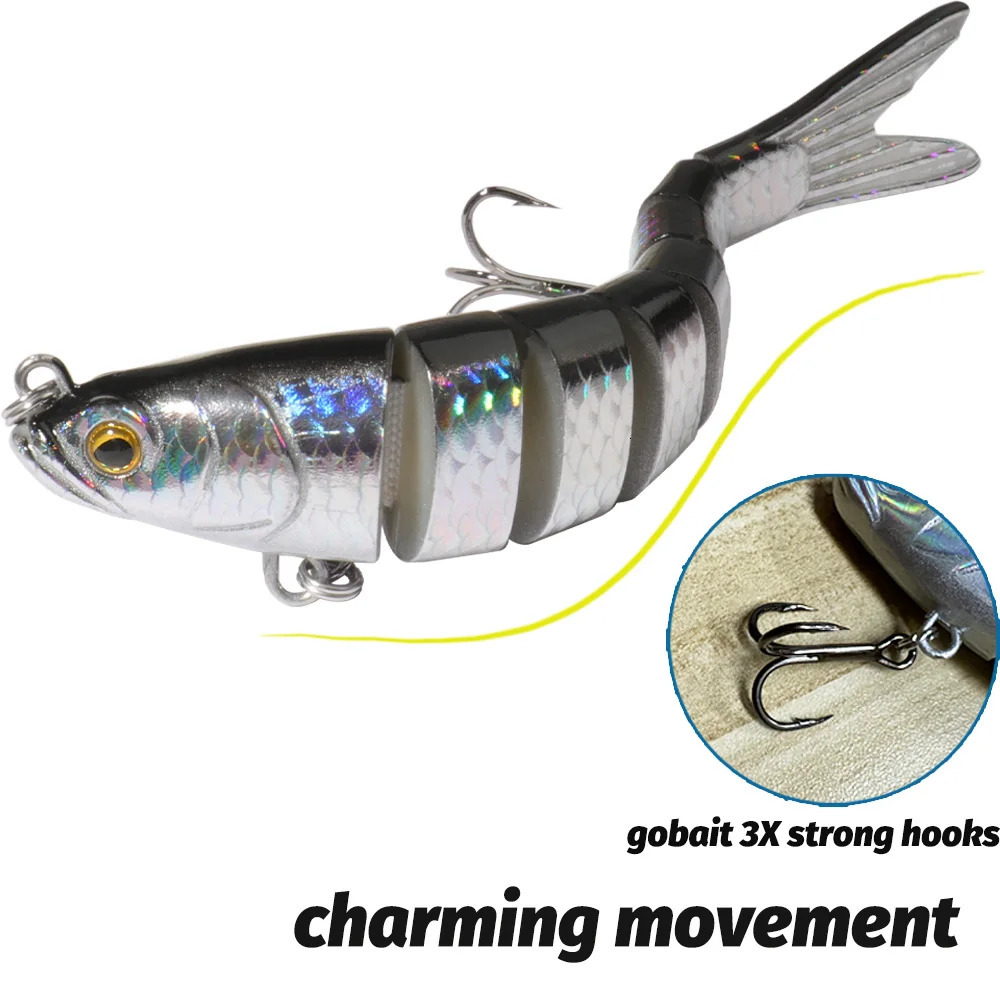 Swimbait 11g 16g 27g Multi Joint Lure Slow Sinking Bionic Fish Swimming Pesca Bass Treble Hook Carp Fishing Tackle Hard Bait 250708