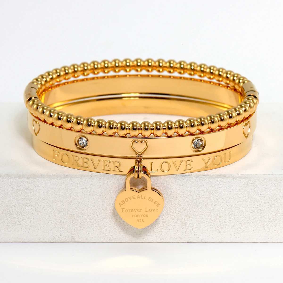 StainlESS Steel Stackable Jewelry Sets for Mens Daily Wear Gift for Girlfriends BirtHDay Gifts X250718