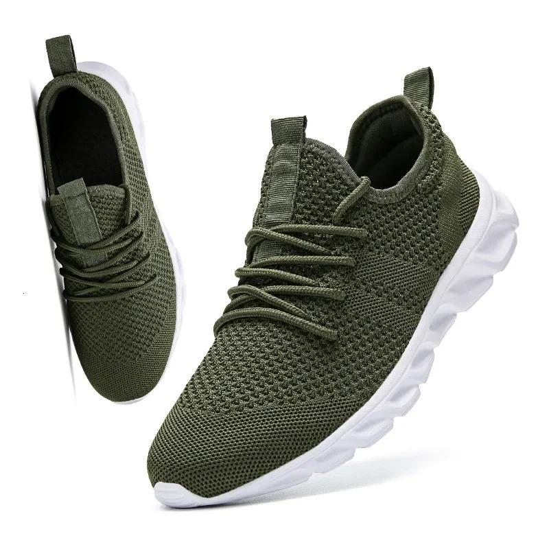Men Casual Sports Shoes Air Mesh Lightweight Sneakers Antislip and Wearresistant Flat Walking Shoe Athletic Jogging Size 36 250717
