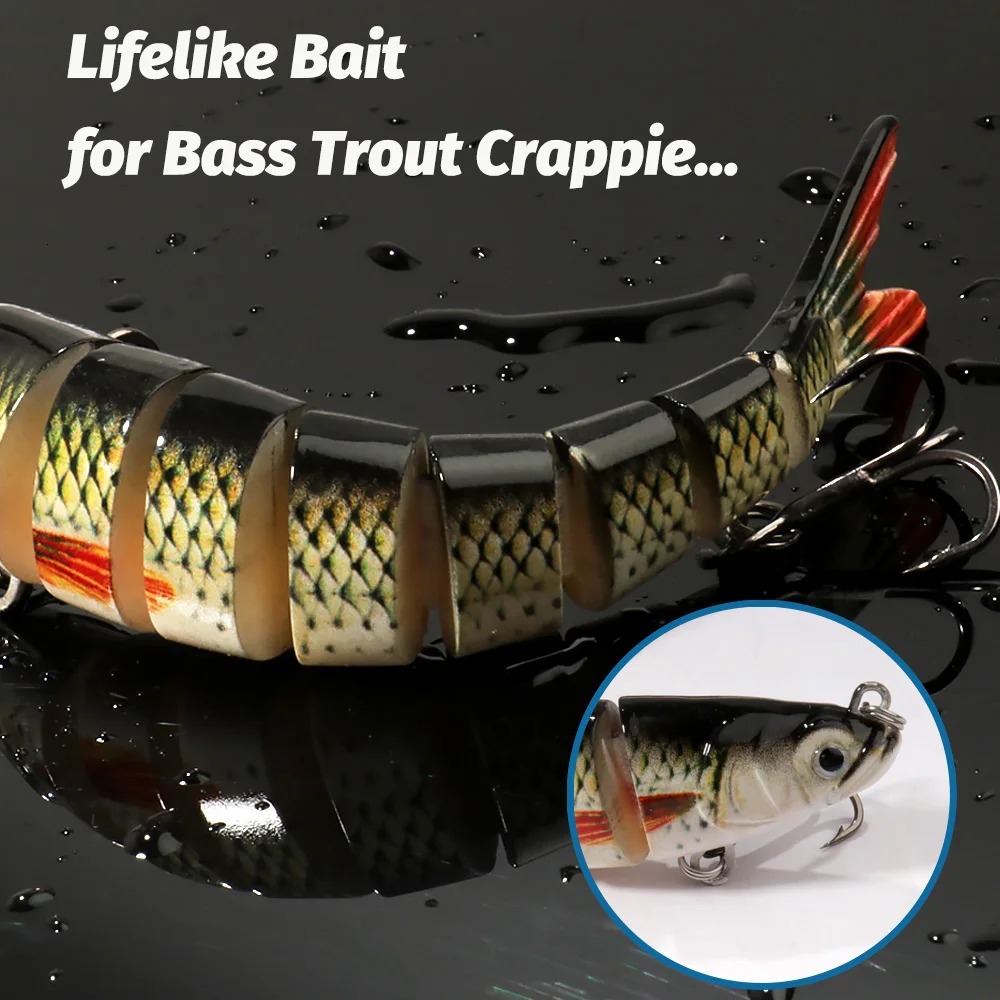 Swimbait 11g 16g 27g Multi Joint Lure Slow Sinking Bionic Fish Swimming Pesca Bass Treble Hook Carp Fishing Tackle Hard Bait 250708