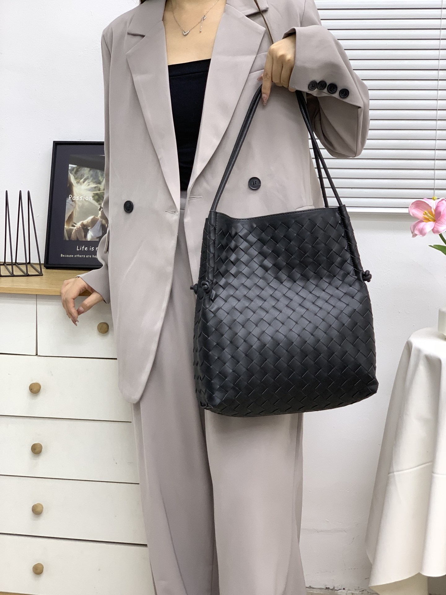 Women Designer Handbags Fashion Woven Tote Bag for Women Female Hobo Bag, Beach Handbag Purse Travel Shoulder Bag